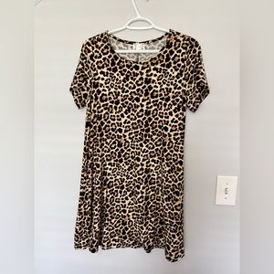 Cheetah print dress size small